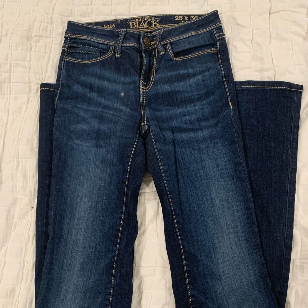 Women’s Buckle Black Jeans